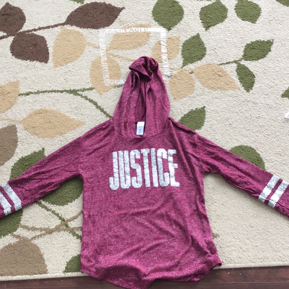 Justice hooded top